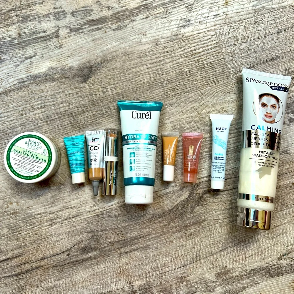 Gently used skincare and makeup bag
